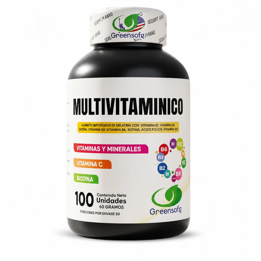 Multivitamínico Greensofg – Bienestar Diario
