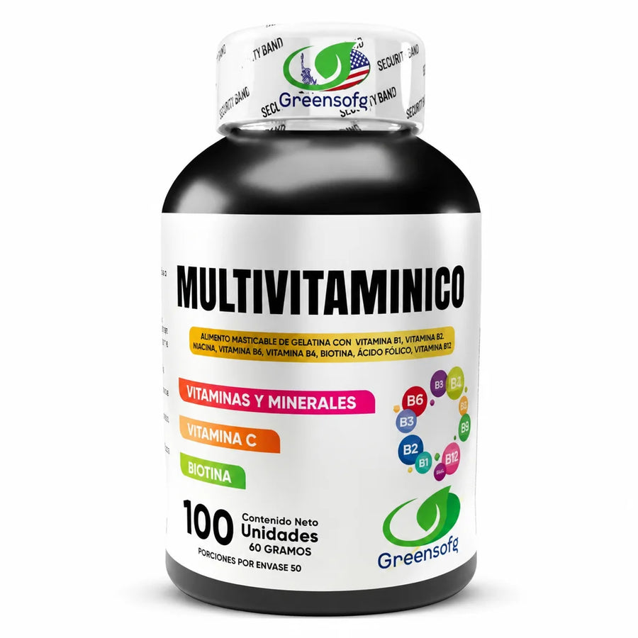 Multivitamínico Completo Greensofg – 100 Unidades