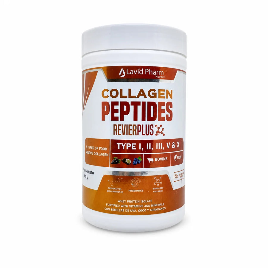Collagen Peptides RevierPlus – Colágeno con Resveratrol y Biotina (500 g)