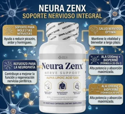 Neura Zenx ALA 1200 – Soporte Nervioso Premium (120 Cápsulas)