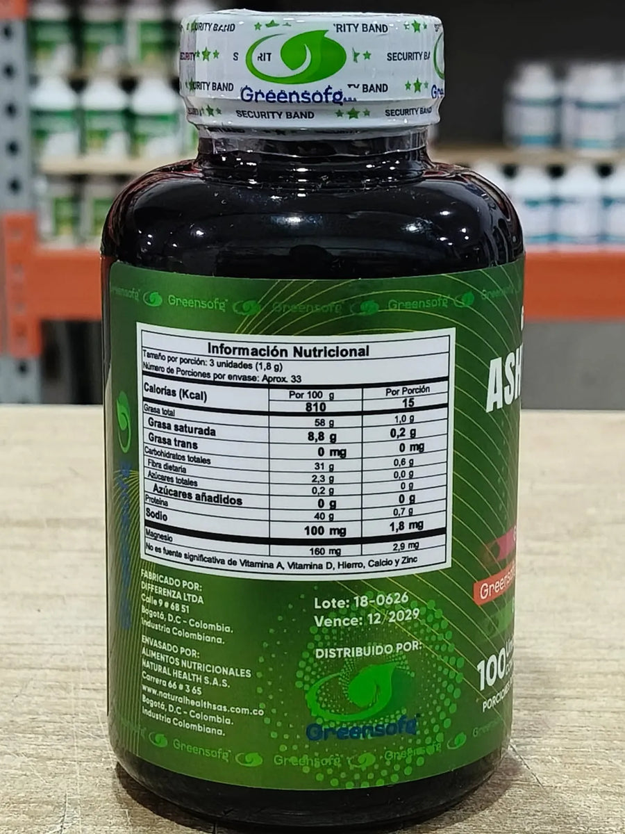 Ashwagandha KSM-66 Ashwan-D Life – 600 mg (100 Unidades)