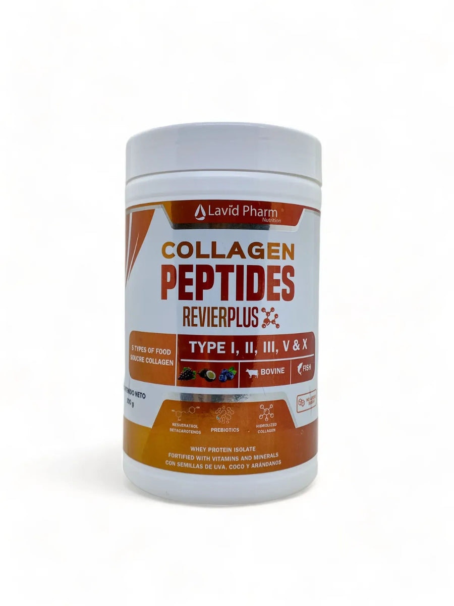 Collagen Peptides RevierPlus – Colágeno con Resveratrol y Biotina (500 g)