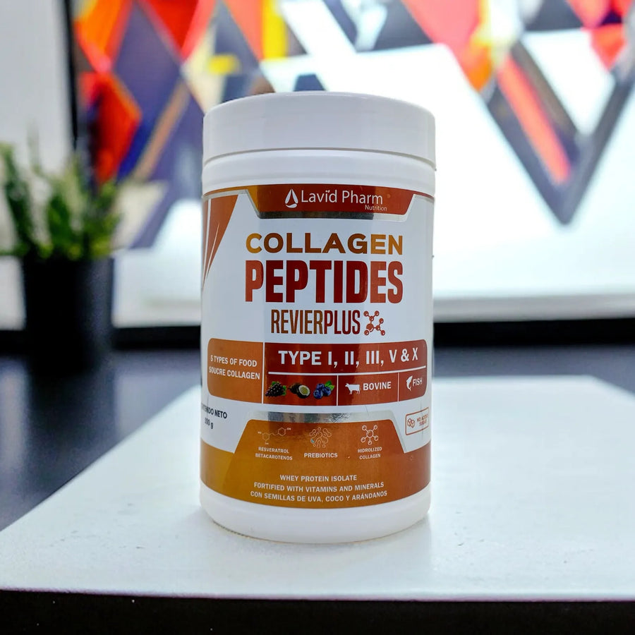 Collagen Peptides RevierPlus – Colágeno con Resveratrol y Biotina (500 g)