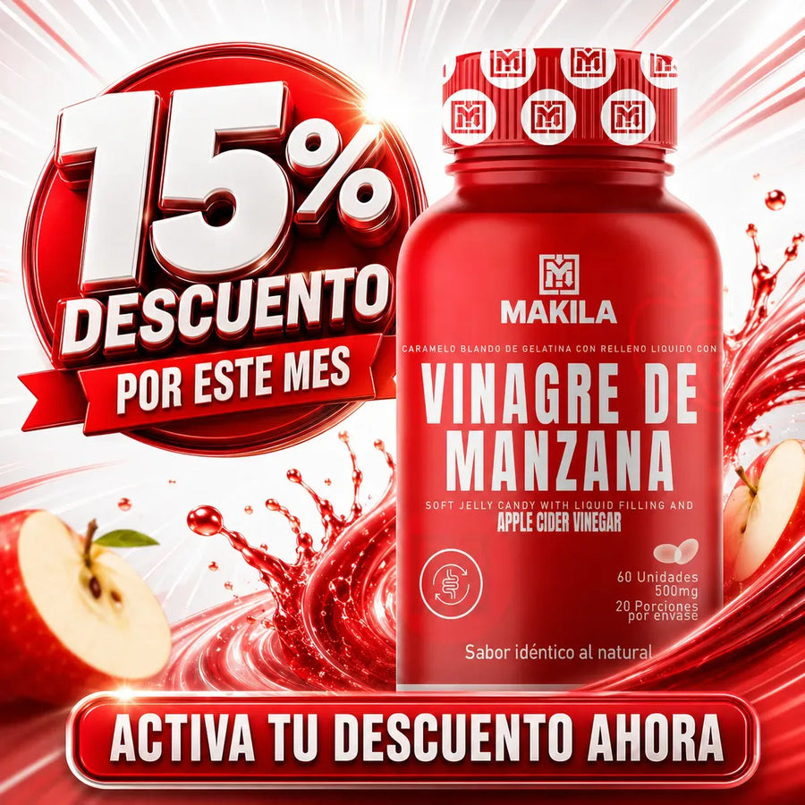 Vinagre de Manzana Makila – Gomas con Relleno Líquido