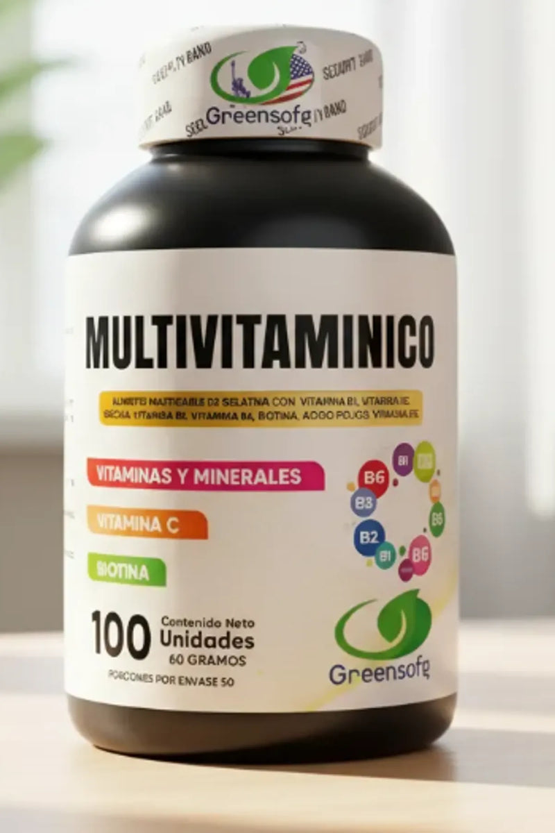 Multivitamínico Greensofg – Bienestar Diario