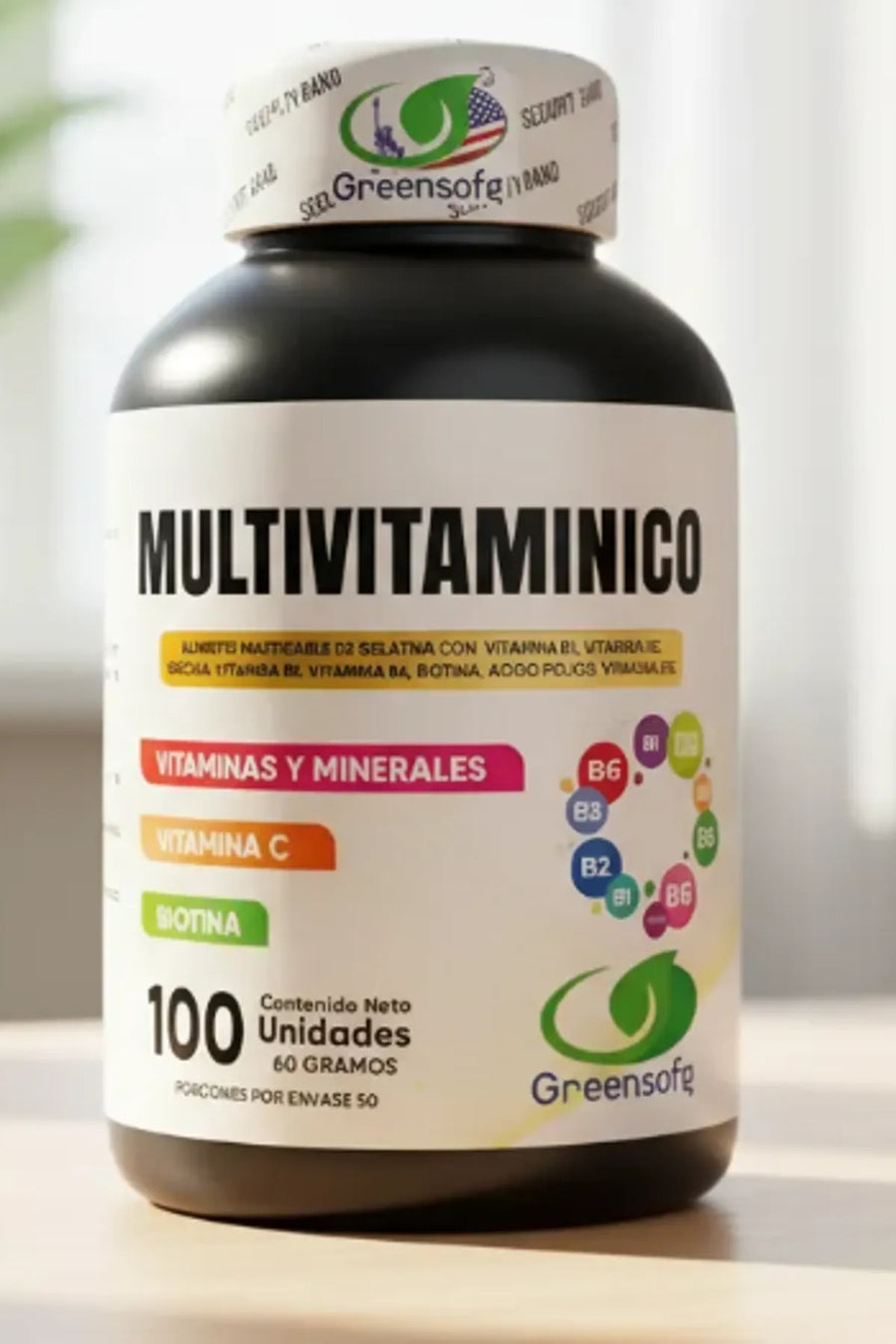 Multivitamínico Greensofg – Bienestar Diario