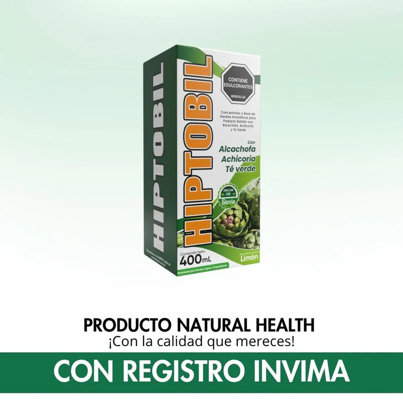 Hiptobil – Bebida Herbal Concentrada 400 ml (Registro INVIMA)