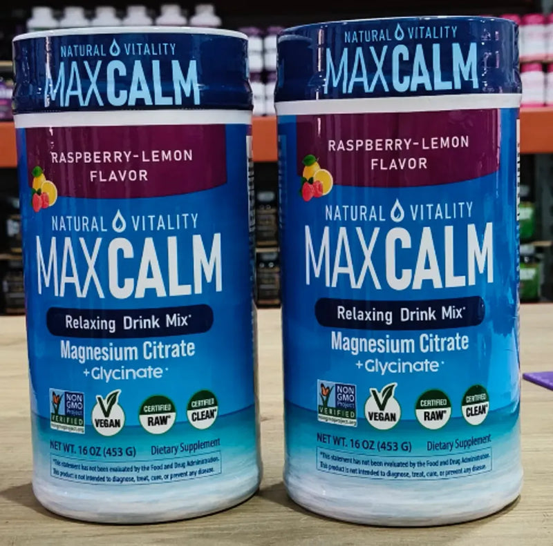 MaxCalm – Bebida Relajante de Magnesio Pack x2