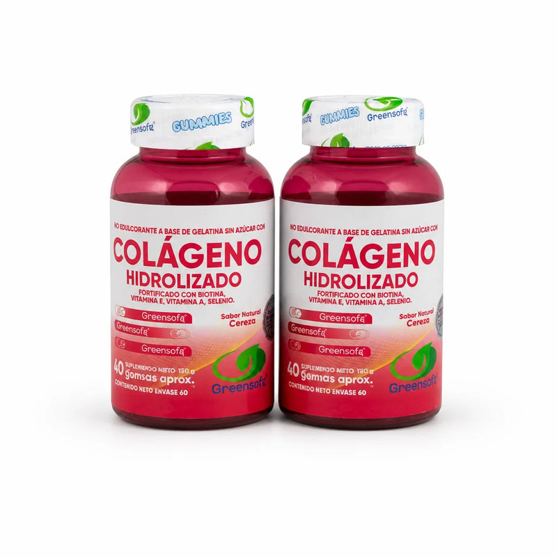Gomitas de Colágeno Hidrolizado GS – Pack x2