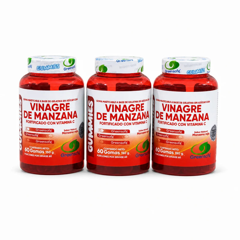 Gomitas de Vinagre de Manzana GS – Pack x3